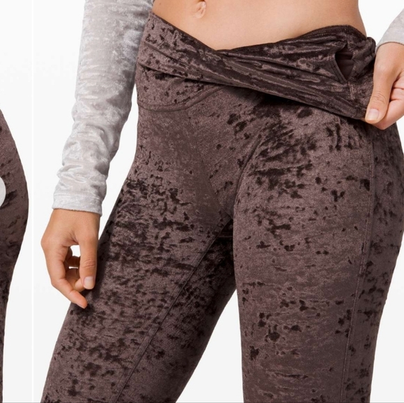 ❤️🔥🚨*Special Edition*Lululemon Wunder Lounge 28" *Crushed VelvetFrench Press - Picture 5 of 9